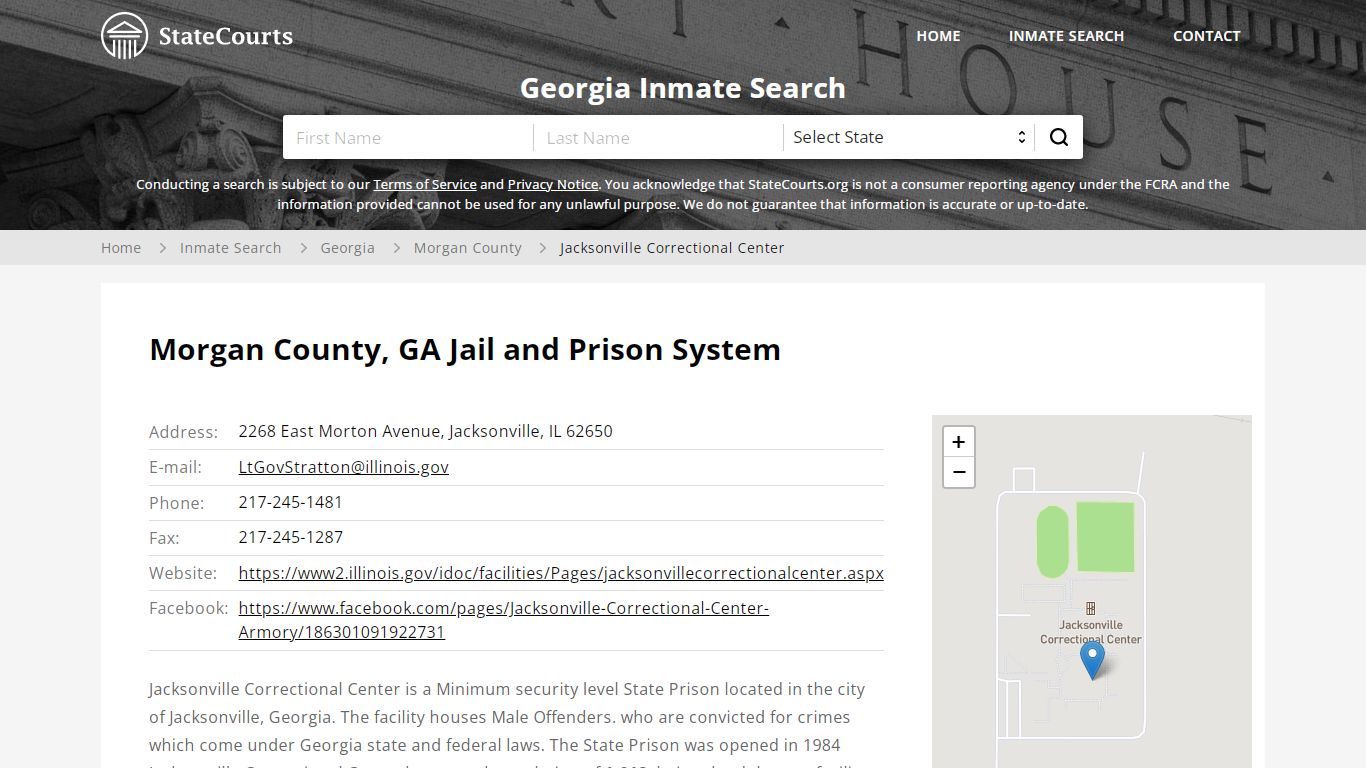 Jacksonville Correctional Center Inmate Records Search ...